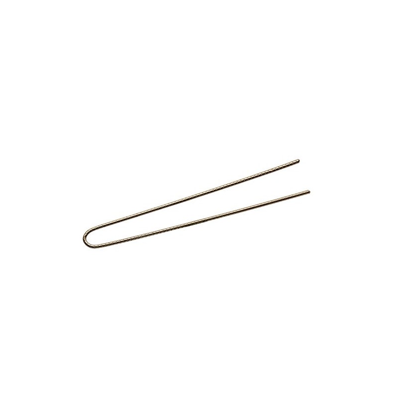 Comair 3150605 Curling Needles Brown Ribbed Box of 500 72
