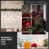 Glow in the Dark Snowflakes Wall Sticker Fluorescence 3D Snowflake