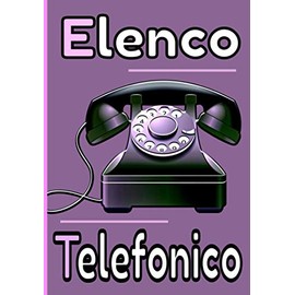 Elenco telefonico: Una bella e grande rubrica telefonica, indirizzi, e-mail con lettere in ordine alfabetico