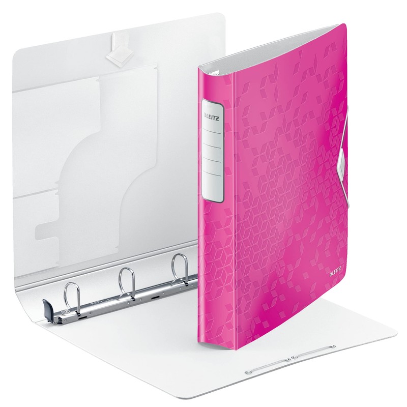 Leitz 4 Ring Binder, Holds up to 190 Sheets, Wow