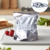 40 Pcs Reusable Aluminum Foil Freezer Bags for Food and
