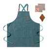 crazy bean BBQ Apron for Men Women Adjustable Work Apron