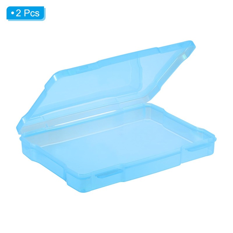 PATIKIL 5x7 Photo Storage Box, 2 Pack Photo Boxes Storage