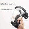 Adjustable Full Coverage Face Shield - 1pc Transparent Plastic Protective