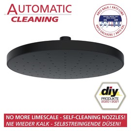 WENKO Clothes Hangers, Black, 2,5 x 0,2 x 500 cm