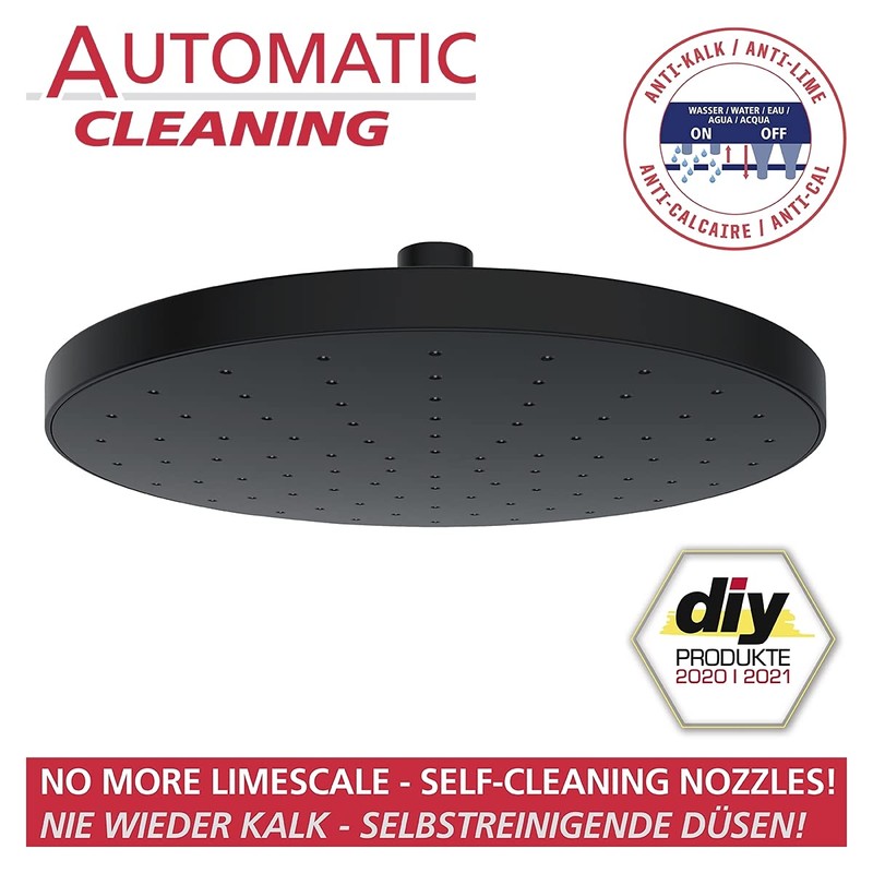 WENKO Clothes Hangers, Black, 2,5 x 0,2 x 500 cm