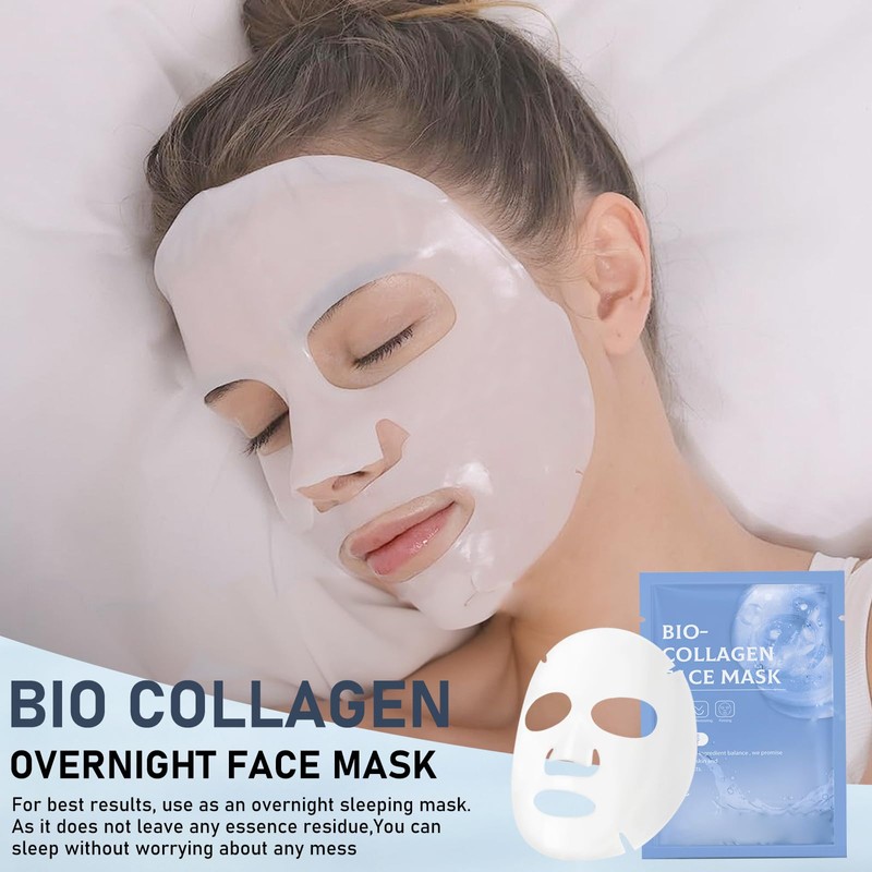 Pack of 4 Organic Collagen Real Deep Mask, Organic Collagen