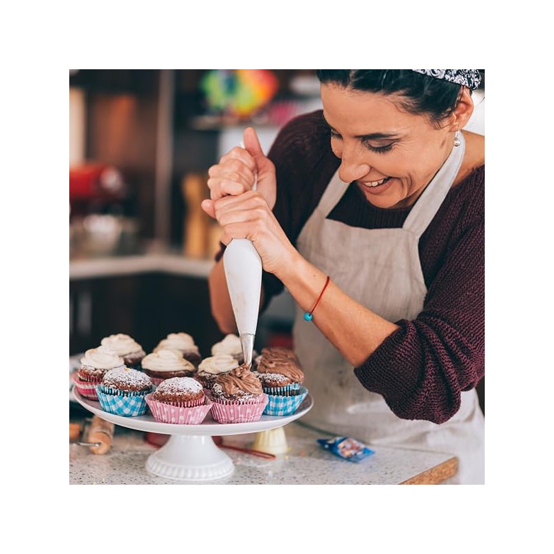 Eoonfirst Rainbow Mini Polka Dots Cupcake Liners 300 Pcs, No