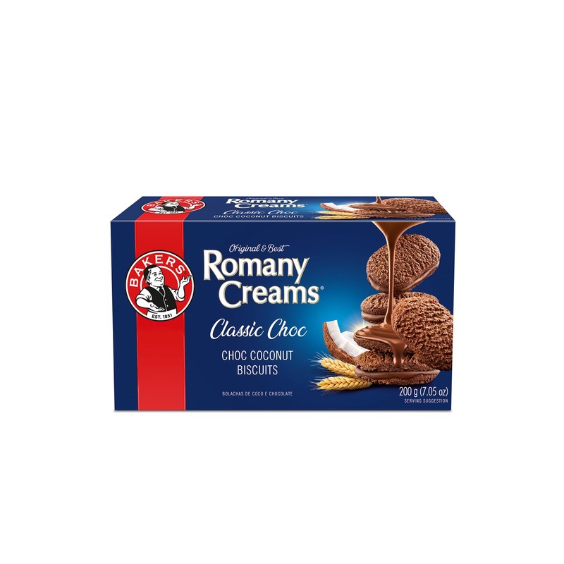 Bakers Romany Creams - Classic Chocolate (200g) - Pack of