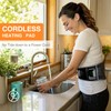 Graphene Cordless Heating Pad with Massager for Back FSA Eligible
