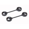 Tools4Boards RETRACT Safety Ski Brake Retainers (2-Piece),Black