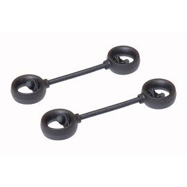 Tools4Boards RETRACT Safety Ski Brake Retainers (2-Piece),Black