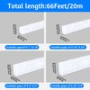 66 Ft Strong Adhesive Brush Weather Stripping for Sliding Windows