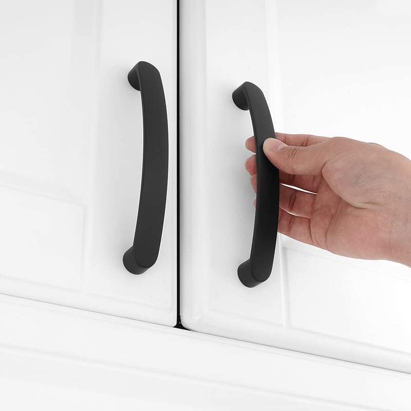 SYZOW 10 Pack Black Cabinet Handles Black Cabinet Pulls Kitchen