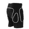 Silver Black Skiing Hip Protection Shorts Impact Resistant Breathable Skating
