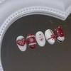 [Handmade Nail Tips] Snowing Christmas Nails - Petitful / [수제네일팁]