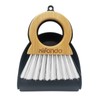 Xifando Mini Broom and Dustpan for Housekeeping-Bamboo Handle Small Broom
