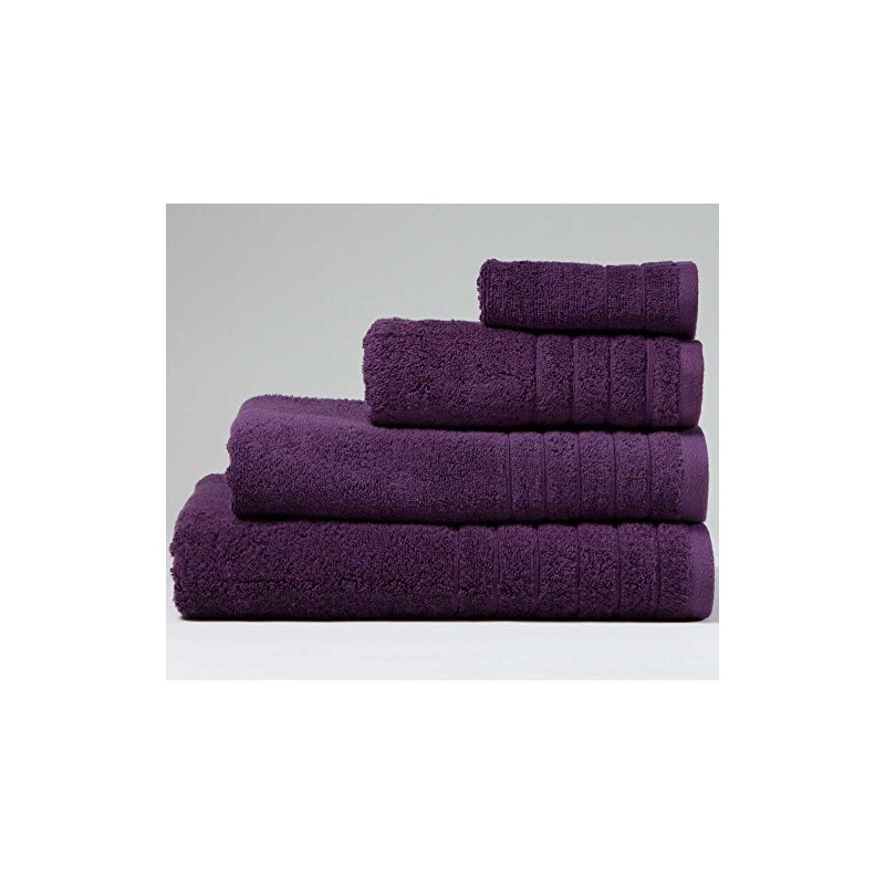 Luxury linenHall 650gsm Plain Aubergine Purple Hand Towel (SEE SIZE