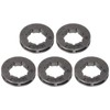sourcing map 5 Pcs Sprocket Rim 3/8-7 19mm Standard for