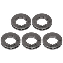 sourcing map 5 Pcs Sprocket Rim 3/8-7 19mm Standard for Most Chainsaws, Gray