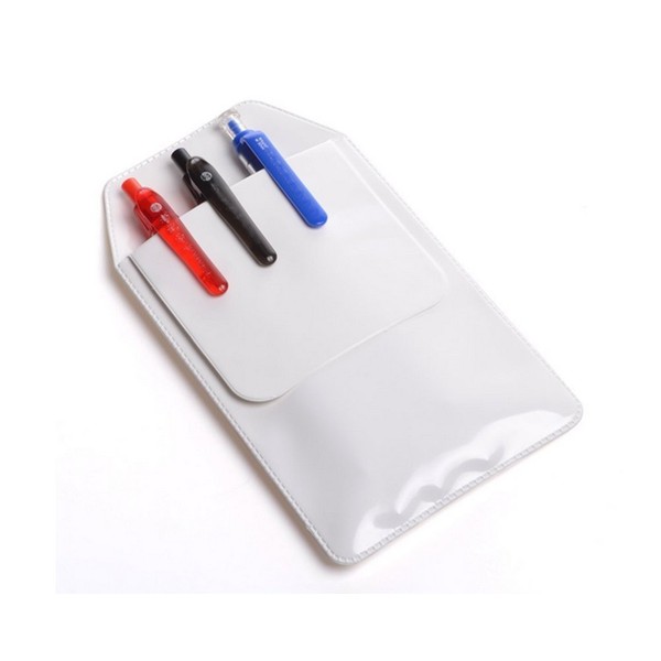 Ericotry 4PCS White Pocket Protector School Hospital Office Supplies for Pen Leaks for Shirts Lab Coats Pants - Multi-Purpose
