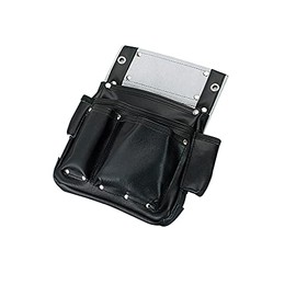 Kozuchi SH-612 Temporary Frame Nail Bag with Side Pocket, Black