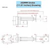 Z Axis Electric Linear Actuator 12 inch 300mm Stroke Motorized