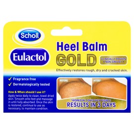 Scholl Eulactol Cracked Heel Balm Gold, 60 Millilitres