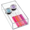 InterDesign iDesign Clarity Plastic Drawer Organizer for Vanity, Countertop, Bathroom,