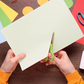 MECCANIXITY Cardstock Scrapbook Paper 5.8" x 8.3", 92 Lb/250gsm, Solid Color Cardstock for New Year Arts & Crafts, Invitations, Greeting Cards, Gift Tags, Beige, 20Pcs