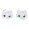 Cartoon Strike Class Dragon Character Face Metal Enamel Stud Earrings