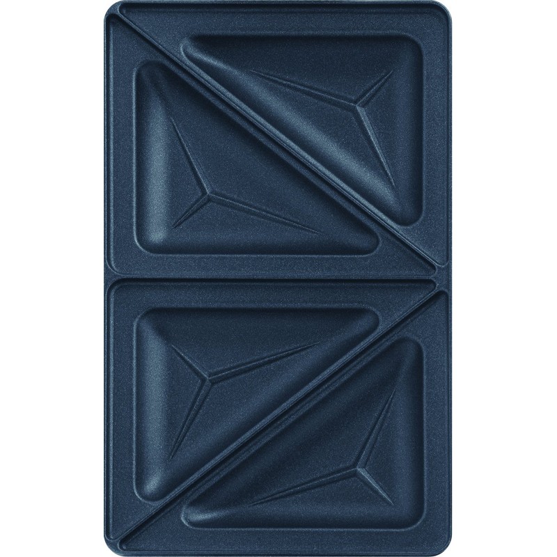 Tefal XA800212 Collection Set Snack Sandwich-Platte, dreieckig, Rezeptbuch mit 4,4