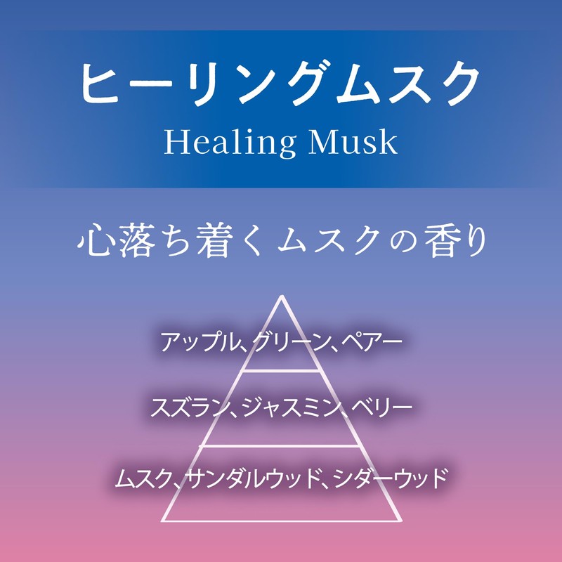 Harukado Aroma Hour Plate Pack of 3 Healing Musk