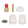 6PCS Welding Torch Adapter Kit Copper PTFE Standard Size TIG