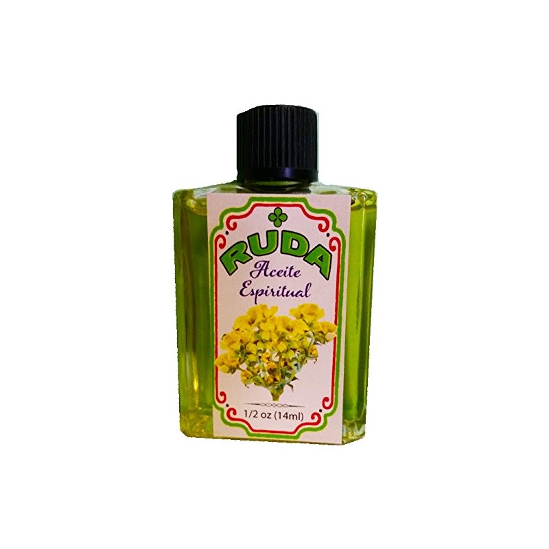 Rue, Spiritual Oil for Magic and Rituals. Aceite Espiritual Ruda