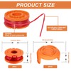 4 Pcs Strimmer Spool for Worx, Trimmer Spool Replacement Trimmer