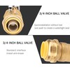 Push Fit Ball Valve 3/4 Inch Water Shut Off Valve