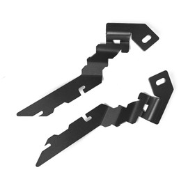 iJDMTOY Heavy Duty 3/16-Inch Thick Steel Constructed A-Pillar Ditch Light Mounting Bracket Hardware Compatible with Dodge 2019-up RAM 1500 DT & 2021-up RAM TRX