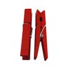 Wuuycoky Wood Craft Clothespins Laundry Peg with Spring 2.9" Color