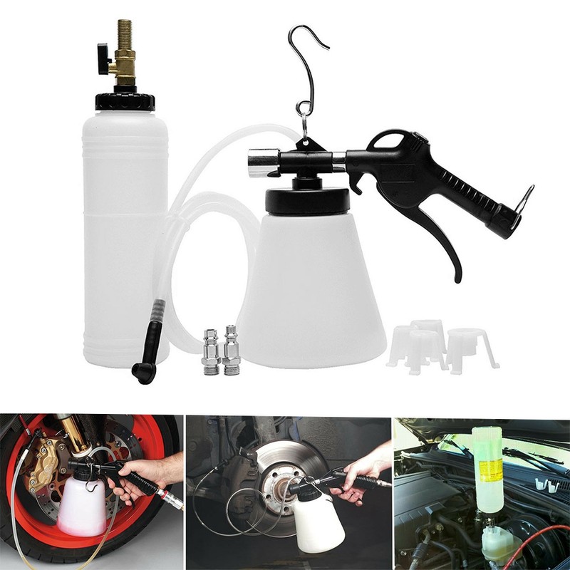 Pneumatic Car Universal Brake Fluid Bleeder Bleeding Tool Kit Oil