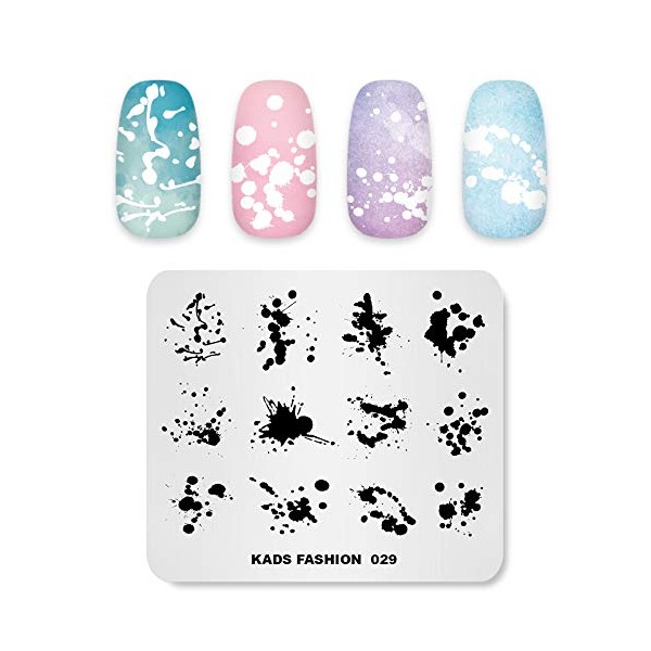Alexnailart Nail Stamping Plate Nail Art Stamp Template DIY Image Template Manicure Stamping Plate Stencil Tools (FA029)