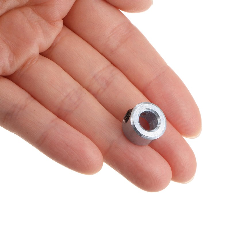 sourcing map 2pcs Set Screw Collars 1/4" Bore Carbon Steel