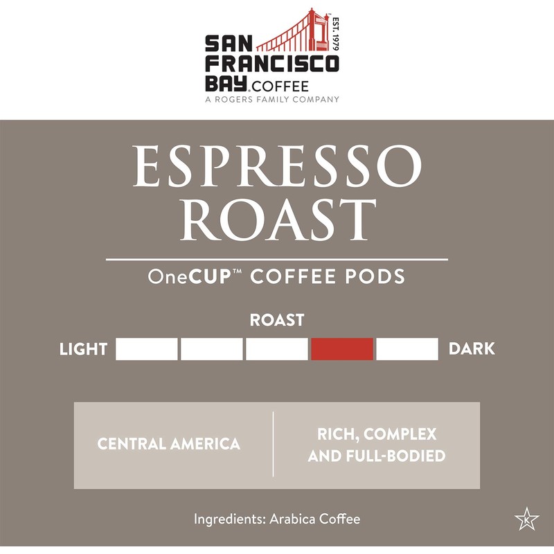 San Francisco Bay Compostable Coffee Pods - Espresso Roast (80