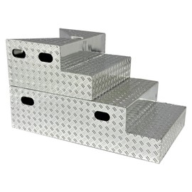 Chrome Plated Deluxe Breakable Ring Stairs for WWE Wrestling Action Figures