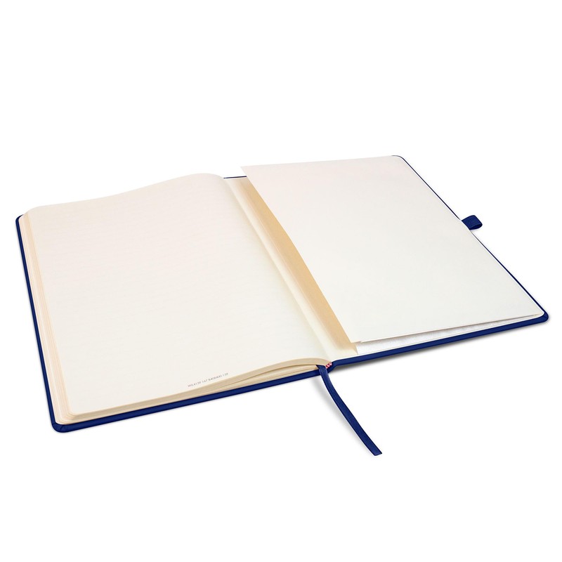 Notes London Eco A4 Notebook with Lined Pages, Pen Loop,