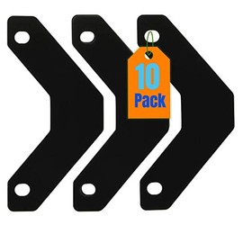 1InTheOffice Binder Sheet Lifters, 11"x 8-1/2", Black, 10 Pcs Per Pack