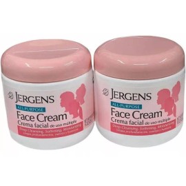 Jergens Face Cream Moisturizer Lotion, 15oz 2 Pack
