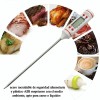 Termometro Digital Cocina Carne Reposteria Chcolate Comida Blanco