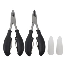 2 Pcs Toenail Clippers for Thick Ingrown Toe Nails Heavy Duty Precision Nail Scissor