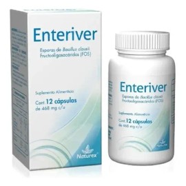 Enteriver C12 Caps. 468mg Sabor Sin Sabor                                                                                                             